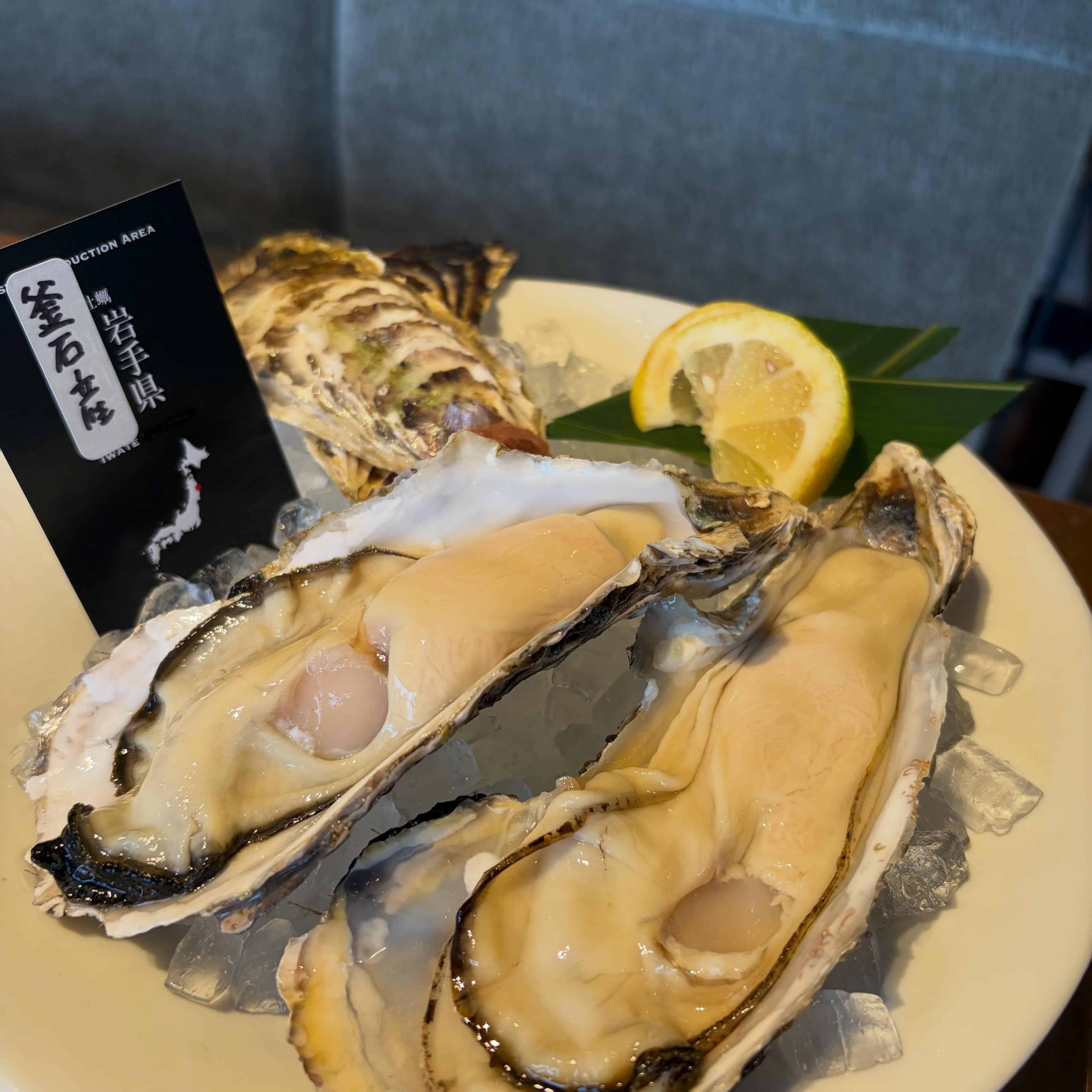 【釜石産入ってます】牡蠣/生牡蠣/静岡駅/静岡/ランチ/ディナー/昼呑み/駐車場/ワイン/夜景ディナー