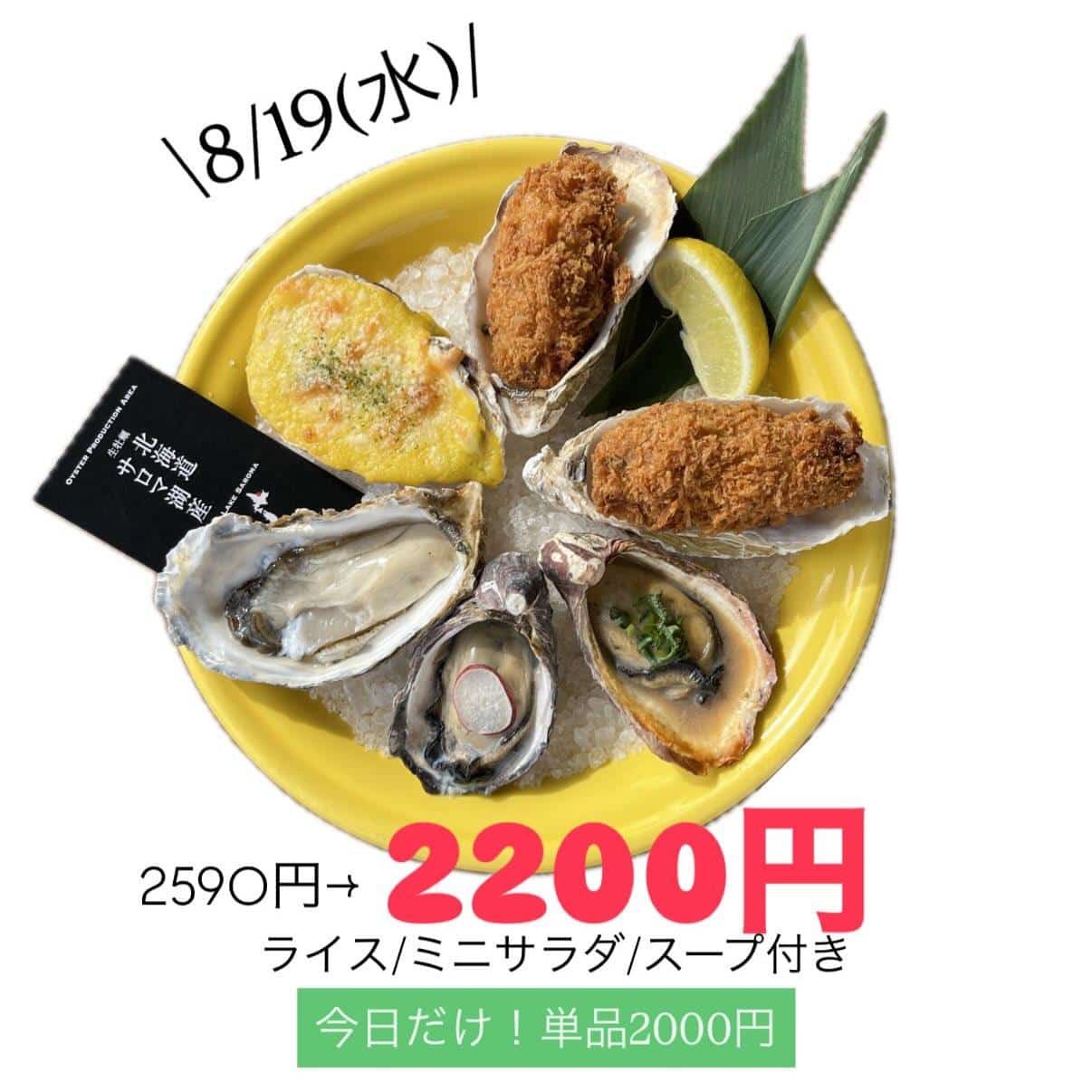 【8/19限定!thank you SALE!390円引き!】牡蠣/生牡蠣/静岡駅/静岡/ランチ/ディナー/昼呑み/夏休…